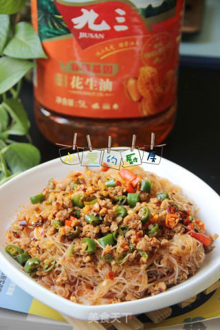 肉末炒粉丝的做法