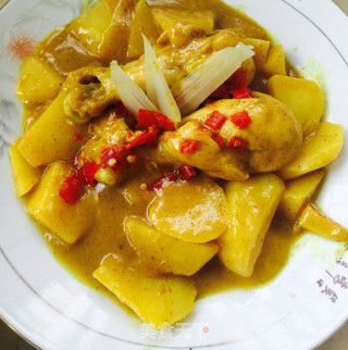 咖喱鸡腿土豆的做法