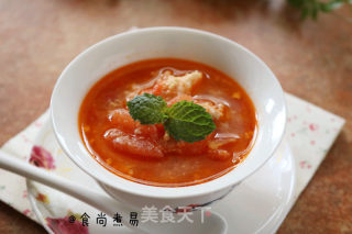 番茄肉末双蛋浓汤的做法