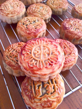 绿豆沙月饼的做法