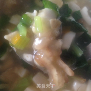鲜蛏豆腐羹的做法