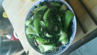 炝炒油菜的做法