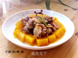 XO酱排骨蒸南瓜的做法