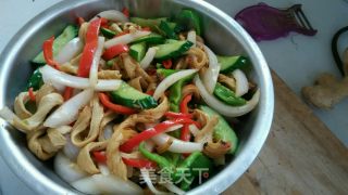 炒三鲜素面筋的做法