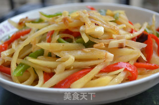酸辣土豆丝的做法