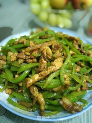 尖椒肉丝的做法