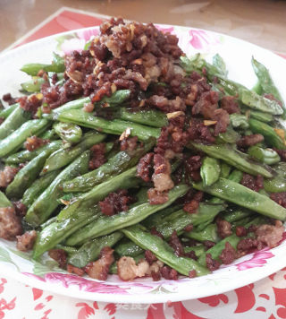 简易版干煸四季豆的做法