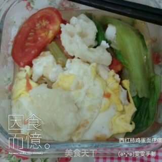 西红柿鸡蛋面疙瘩的做法