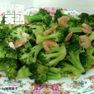 蚝油西兰花爆炒虾仁的做法