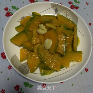 蒜香南瓜的做法