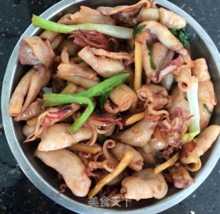 爆炒鱿鱼的做法