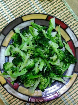 清炒西兰花的做法