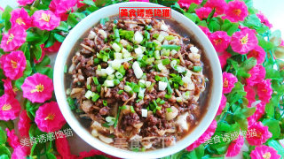 肉末蒸豆腐的做法