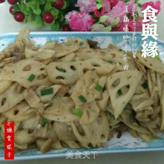 莲藕爆炒肉片的做法