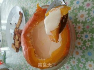 牛奶布丁南瓜盅