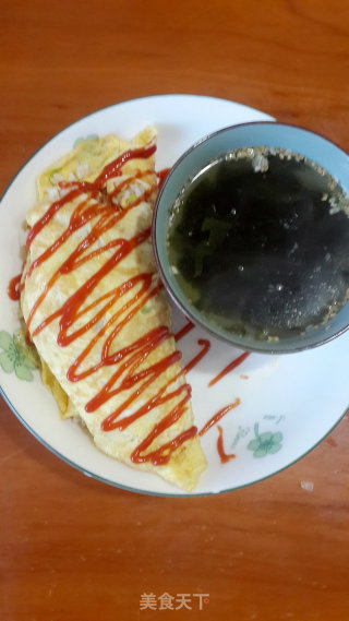 蛋包饭的做法
