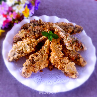 葱香味酥炸鲫鱼的做法