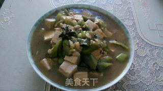 丝瓜炖豆腐的做法