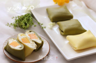 抹茶芒果班戟的做法