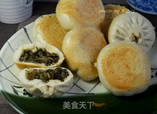奶浆菌水煎包的做法