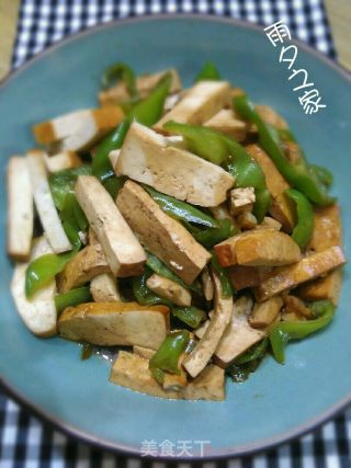 青椒炒永康干的做法