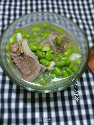 青豆骨头汤的做法