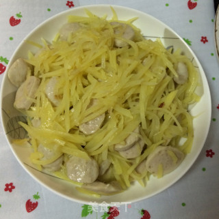 肉丸炒土豆的做法