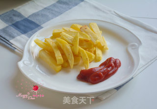 空炸薯条的做法