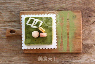 “碧云酥胸”抹茶慕斯的做法