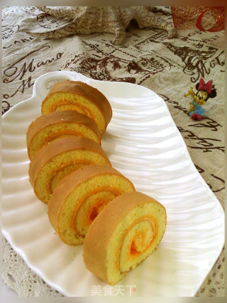 原味奶油蛋糕卷