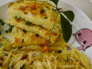 蛋香土豆饼的做法