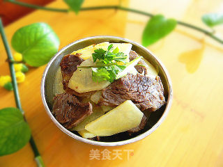 干煸土豆牛肉片的做法