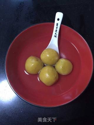 南瓜奶黄汤圆的做法