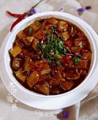 红烧肉末豆腐的做法