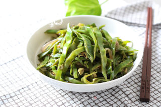 酱香扁豆丝的做法