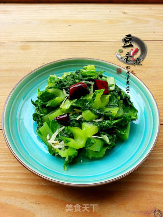 芥菜炒银鱼的做法