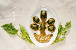芝麻酱拌菠菜的做法