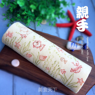 彩绘蛋卷一海底世界的做法
