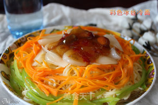 吃面的快乐，彩色冰丝冷面的做法