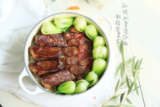 红烧排骨腊味双拼煲仔饭的做法