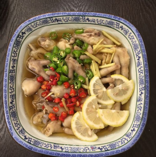 柠檬鸡爪的做法