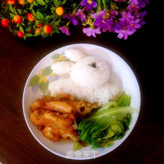 鸡肉创意餐的做法