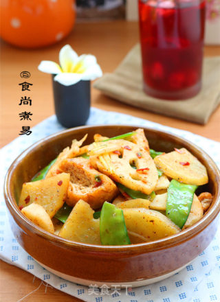 麻辣素干锅的做法