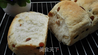 全麦葡萄干吐司的做法