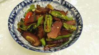 青椒炒腊肉的做法