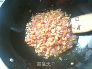 咖喱炒饭的做法步骤：2