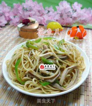 合菜炒面的做法