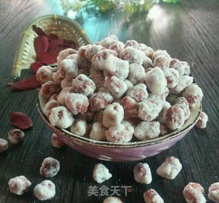 挂霜花生的做法