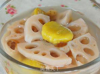 莲藕炖板栗的做法