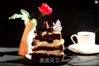 黑森林裸蛋糕的做法
